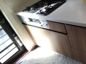 千葉キッチン取付け隊　ガスオーブンを後付　施工前